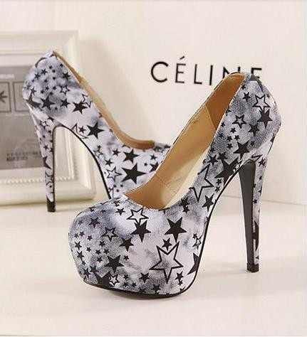 Peep Toe Stars Importado Diretamente Da Europa